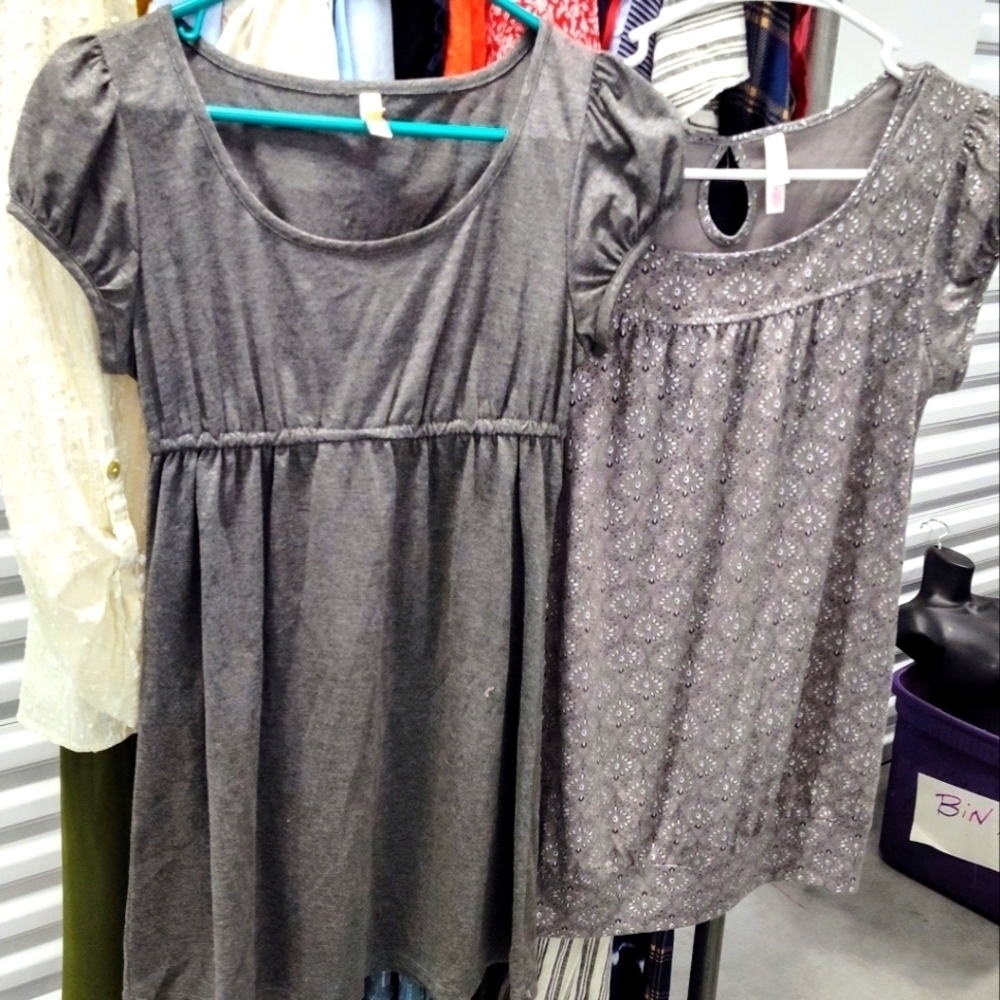 2-Babydoll Mini Dresses sz Small